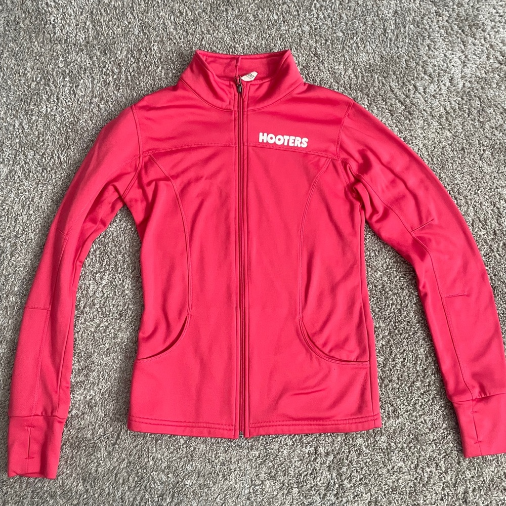 Hooters Coral Pink Tracksuit Jacket